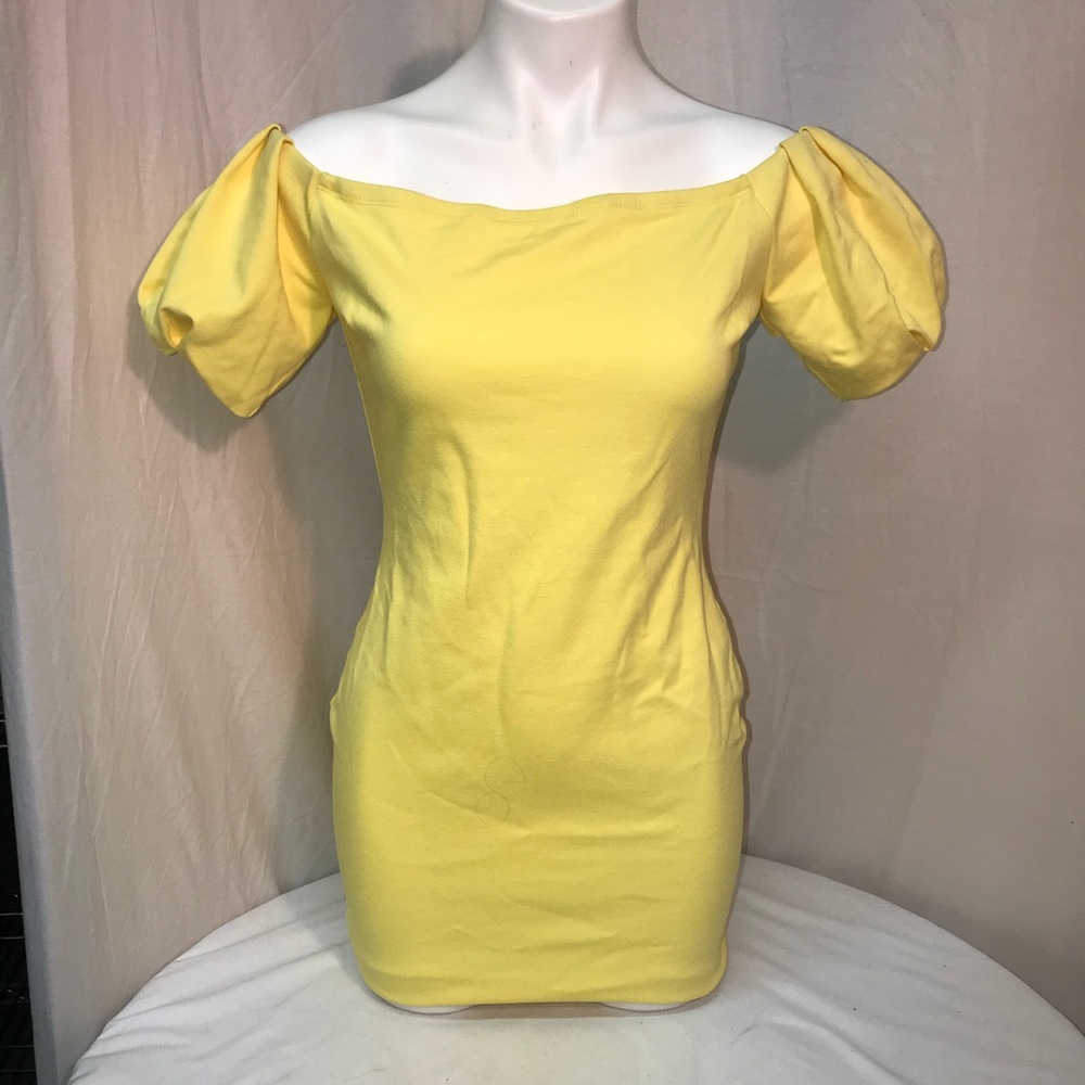 Women's off the shoulder body con dress